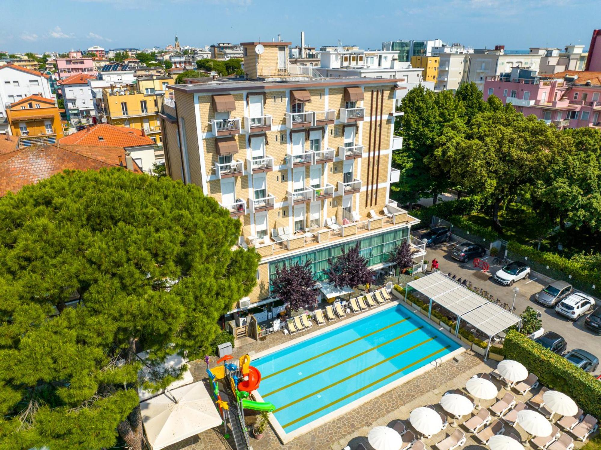 Lotus Hotel All Inclusive & Spiaggia Rimini Eksteriør billede